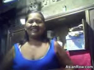 Click to play video Asian Granny Flashes Her Tits