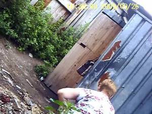 Click to play video Outdoors shitting unusual cleaning 034 (granny has diarrheaï¼‰
